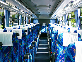大型バス車内座席